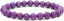 Natural A Grade Lavendar Phosphosiderite Gemstone 8mm Round Beads Stretch Bracelet 7inch Unisex