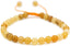 Natural Multicolor Yellow Jade Gemstone 6mm Round Beads Adjustable Braided Macrame Tassels Chakra Reiki Bracelets 7-9 inch Unisex