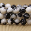 Natural Zebra Jasper Gemstone 8mm Round Beads Stretch Bracelet 7inch Unisex