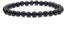 Synthetic Blue Sandstone Gemstone 6mm Round Beads Stretch Bracelet 7inch Unisex