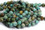 Natural African Turquoise Gemstone 8mm Round Beads Stretch Bracelet 7 Inch Unisex