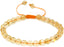 Angelstones Handmade Gemstone 6mm A Grade Citrine Round Beads Adjustable Braided Macrame Tassels Chakra Reiki Bracelets 7-9 inch Unisex