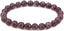 Natural Lepidolite Lithium Mica Gemstone 10mm Round Beads Stretch Bracelet 7 Inch Unisex