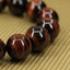 Angelstones Natural AA Grade Red Tiger Eye Genuine Semi-Precious Gemstones Healing Power Elastic Stretch 14mm Beads Beaded Bracelet 7inch