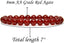 Natural AA Grade Red Agate Gemstone 8mm Round Beads Stretch Bracelet 7inch Unisex