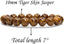 Angelstones Natural Tiger Skin Jasper Genuine Semi-Precious Gemstones Healing 10mm Beaded Stretch Bracelet 7inch Unisex