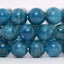 Natural Apatite Gemstone 10mm Round Beads Stretch Bracelet 7inch Unisex