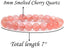 Smelted Cherry Quartz Gemstone 8mm Round Beads Stretch Bracelet 7inch Unisex