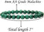 Natural AA Grade Malachite Gemstone 8mm Round Beads Stretch Bracelet 7inch Unisex