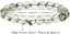 Angelstones Natural Green Ghost Phantom Quartz Genuine Semi-Precious Gemstones Healing 10mm Beaded Stretch Bracelet 7inch Unisex