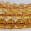 Natural Citrine Gemstone 10mm Round Beads Stretch Bracelet 6.5inch Unisex