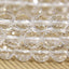 Natural Faceted Clear Quartz Gemstone 8mm Round Beads Stretch Bracelet 7inch Unisex