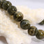 Natural Camouflage Jasper Gemstone 8mm Round Beads Stretch Bracelet 7 Inch Unisex