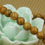 Natural Matt Woodgrain Stone Gemstone 6mm Round Beads Stretch Bracelet 7inch Unisex