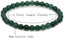 Natural Granite Jade Gemstone 6mm Round Beads Stretch Bracelet 7inch Unisex