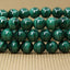 Natural AA Grade Malachite Gemstone 8mm Round Beads Stretch Bracelet 7inch Unisex
