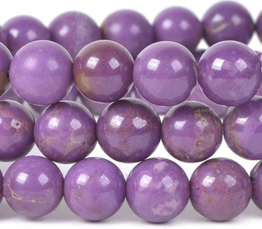 Angelstones Natural Phosphosiderite Gemstone 6mm Round Beads Stretch Bracelet 6.5 Inch