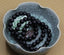 Natural Matt Black Agate Gemstones Healing 10mm Round Beads Elastic Stretch Beaded Bracelet 7inch Unisex