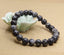 Larvikite Gem Semi Precious Gemstone 8mm Ball Beads Stretch Bracelet 7inch Unisex