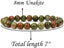 Natural Unakite Gemstone 8mm Round Beads Stretch Bracelet 7inch Unisex