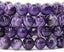 Natural African Amethyst Crystal Gemstone 8mm Round Beads Stretch Bracelet 7inch Unisex