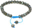 Natural A Grade Labradorite Gemstone 6mm Round Beads Adjustable Bracelet 7inch Unisex