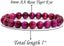 Natural AA Rose Tiger Eye Gemstone 8mm Round Beads Stretch Bracelet 7inch Unisex