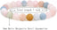 Natural Matte Morganite Beryl Aquamarine Crystal Gemstone 8mm Round Beads Stretch Bracelet 7inch Unisex