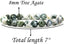 Natural Tree Agate Gemstone 8mm Round Beads Stretch Bracelet 7inch Unisex
