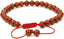 Natural Red Jasper Agate Gemstone 6mm Round Beads Adjustable Bracelet 7inch Unisex
