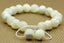 Angelstones Handmade Gemstone 10mm Mother of Pearl Round Beads Adjustable Braided Macrame Tassels Chakra Reiki Bracelets 7-9 inch Unisex