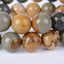 Natural Owyhee Picture Jasper Gemstone 10mm Round Beads Stretch Bracelet 7inch Unisex