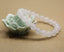 White Jade Gem Semi Precious Gemstone 8mm Ball Beads Stretch Bracelet 7inch Unisex