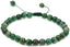Natural African Serpentine Gemstone 6mm Round Beads Adjustable Braided Macrame Tassels Chakra Reiki Bracelets 7-9 inch Unisex