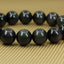 Natural A Grade Rainbow Obsidian Gemstones Healing Power Elastic Stretch 14mm Beads Beaded Bracelet 7inch Mens