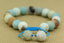 Angelstones Handmade Gemstone 10mm Matt Multicolor Amazonite Round Beads Adjustable Braided Macrame Tassels Chakra Reiki Bracelets 7-9 inch Unisex