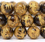 Angelstones Tiger Eye Gold Dragon Gemstone 10mm Round Beads Stretch Bracelet 7 Inch Unisex