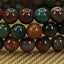 Natural Red Bloodstone Heliotrope Gemstone 6mm Round Beads Stretch Bracelet 7inch Unisex