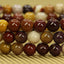 Angelstones Natural Mookaite Jasper Gemstone 6mm Round Beads Stretch Bracelet 7inch Unisex