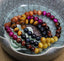 Natural AA Grade Multicolor Tiger Eye Gemstone 8mm Round Beads Stretch Bracelet 7inch Unisex