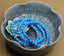 Angelstones Natural Turquoise Howlite Gemstone 6mm Round Beads Stretch Bracelet 7inch Unisex