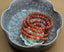 Angelstones Natural Red Crab Fire Agate Gemstone 6mm Round Beads Stretch Bracelet 7inch Unisex