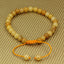 Natural Multicolor Yellow Jade Gemstone 6mm Round Beads Adjustable Braided Macrame Tassels Chakra Reiki Bracelets 7-9 inch Unisex