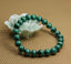 Natural AA Grade Malachite Gemstone 8mm Round Beads Stretch Bracelet 7inch Unisex