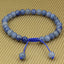 Angelstones Handmade Gemstone 6mm Blue Aventurine Round Beads Adjustable Braided Macrame Tassels Chakra Reiki Bracelets 7-9 inch Unisex