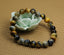 Natural Golden Blue Tiger Eye Gemstone 8mm Round Beads Stretch Bracelet 7inch Unisex