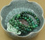 Natural African Serpentine Gemstone 8mm Round Beads Stretch Bracelet 7inch Unisex