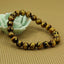 Angelstones Natural Gold Dragon Golden Tiger Eye 8mm Round Beads Stretch Bracelet 7inch Unisex