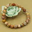 Natural Red Crazy Lace Agate Gemstone 8mm Round Beads Stretch Bracelet 7inch Unisex
