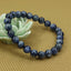 Natural A Grade Blue Kyanite Crystal Gemstone 8mm Round Beads Stretch Bracelet 7inch Unisex